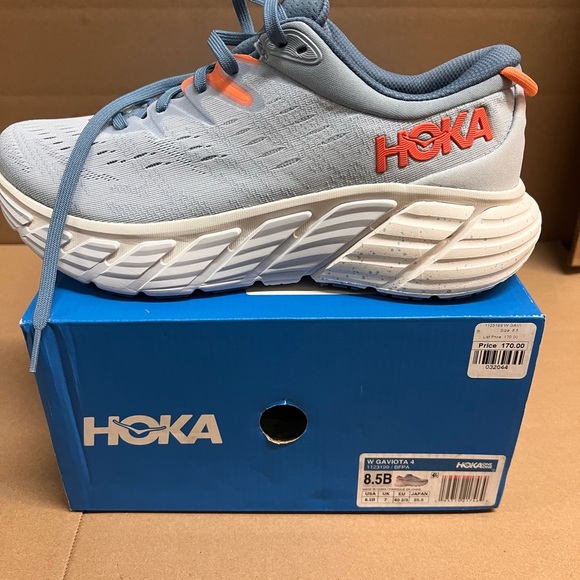 Hoka Shoes Hoka Gaviota 4 Women Size 85 Grey And White Poshmark